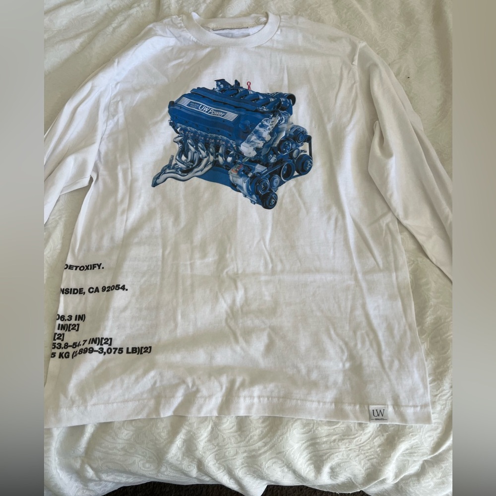 URBN WATER CO. White Graphic Tee